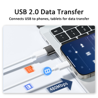 Adaptateur USB OTG en alliage d'aluminium, charge rapide et transfert de données, USB-C femelle vers USB-Mâle, pour tablette, ordinateur portable, téléphone, sortie USB, neuf