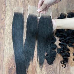 Super oferta: Cabello humano vietnamita 100% natural, liso y ondulado, con cierre de encaje HD, sin enredos ni caída. - Product Image 6