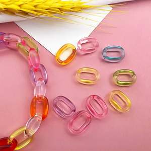 Modern Interior <b>Decorations</b> Resin <b>Wall</b> <b>Decorate</b> Chain Custom Make Resin Chain Links High Transparency Best Selling Item - Product Image 1