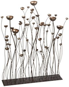 Escultura de Orquídea Chapada en Oro, Decoración de Mesa, Figura Artística Contemporánea para Sala de Estar - Product Image 4