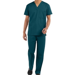 Ensemble de gommages d'hôpital d'été pour femmes de meilleure conception respirant et vendu à bas prix uniforme d'infirmière tricoté haut 2026 - Product Image 4
