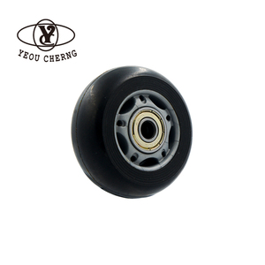 Roues de dolly vidéo silencieuses 64 mm x 24 mm, rouleaux en PU souple 78A pour tournages professionnels - Product Image 1