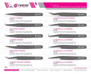 Pince à épiler professionnelle en acier inoxydable Ultimate Grip pour extensions de cils, prix de gros, pince à épiler à pointe en fibre - Product Image 6