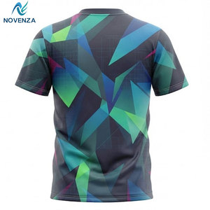 Maillot de sport pour adultes de qualité supérieure, manches courtes, uniforme athlétique, tissu léger, écologique, respirant, design personnalisé pour équipe - Product Image 2