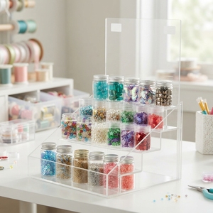 Custom Modern Acrylic Portable Lightweight for Product <b>Display</b> Stand Clear Retail Countertop for Rack for Product - Product Image 3
