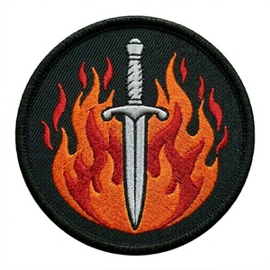 Parche Termoadhesivo Bordado a Máquina con Alas de Diablo Rojas Personalizadas, Logotipo Gótico de Ala de Murciélago, Emblema para Coser al por Mayor para Ropa y Bolsos - Product Image 3
