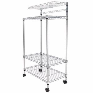 Étagère de cuisine réglable à 4 niveaux, support pour four à micro-ondes, chariot de rangement pour îlots et chariots de cuisine - Product Image 1