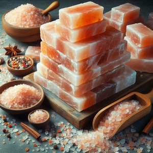 Briques de sel naturel, blocs minéraux de l'Himalaya, matériau mural décoratif OEM, produit d'intérieur élégant pour la maison, carreaux de sel de qualité supérieure - Product Image 3
