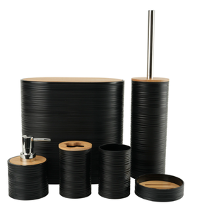 Juego de Accesorios de Baño de Cerámica de 4 Piezas: Portacepillos, Dispensador de Jabón, Tarro de Almacenamiento, Portaescobillas de Inodoro - Diseño Moderno de Lujo - Product Image 2