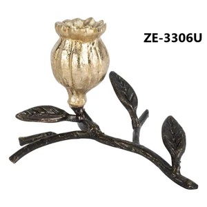 Gold Decorative Candle <b>Holder</b> Premium Interior DecorationContemporary <b>Candlestick</b> <b>Holder</b> Modern Home Decor Interior Design - Product Image 1