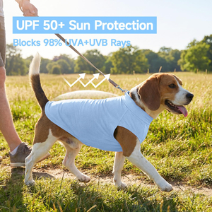 Camiseta Lisa para Mascotas al por Mayor, Chaleco de Algodón Suave para Perros, Ropa Flexible para Cachorros, Ropa Ligera para Gatos para Uso Diario - Product Image 5
