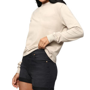 High Quality Customized Logo Winter Women's Hooded Lined Sweatshirts Pullover Polyester/Cotton Fleece Windproof Embroidery - Product Image 2