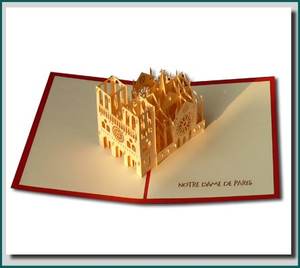 Top Tendance Sangam MBC Bureau Corée 3D Pop up Carte À La Main Papier Artisanat Personnalisé Découpé Au Laser Conception En Gros Vente Chaude Lettres - Product Image 4