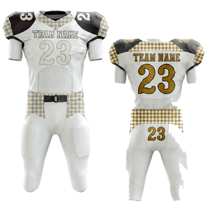 Équipement d'entraînement de football américain en cuir PU, taille officielle américaine, manches courtes - Product Image 2