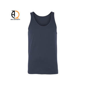 Camisetas Deportivas Personalizadas OEM sin Mangas, 100% Algodón, para Gimnasio, Fitness y Running para Hombre - Product Image 1