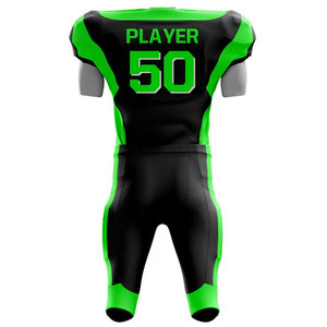 Uniforme de Fútbol Americano de la Mejor Calidad, Impreso, Ligero, Transpirable, de Secado Rápido, 100% Poliéster, Ropa Deportiva Personalizada para Equipos - Product Image 3