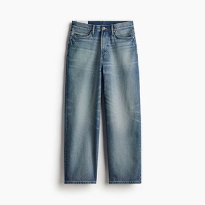 Jeans de Mezclilla de Algodón para Hombre, Corte Recto, Cintura Alta, Multicolor, Estilo Casual Otoñal, Venta al Por Mayor 2026 - Product Image 6