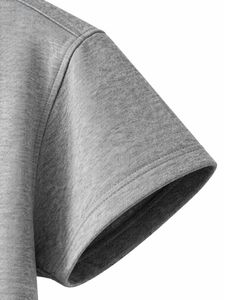 Sudadera con Capucha Gris de Manga Corta para Hombre, Estampada con 'No Days Off', para Gimnasio y Fitness, Sudadera con Capucha y Bolsillo Canguro, Mezcla de Algodón, Estilo Urbano - Product Image 6