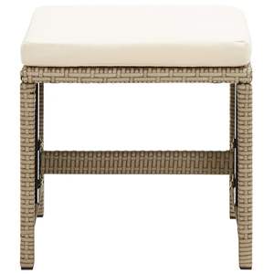 Juego de 2 Sillas de Jardín Beige, Cómodas para Sentarse al Aire Libre - Product Image 5