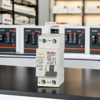 Disjoncteur différentiel AOELEC AUBN1LE C16 2P 230V 6kA certifié CE, boîtier PA66, montage sur rail DIN, courbe BCD