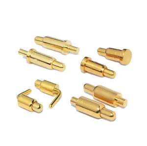 OEM/ODM 1.8 Mm 2Mm 3Mm Kết Nối Thiết Bị Đầu Cuối Pins Brass Mạ Vàng SMT Mùa Xuân Nạp Pogo Pin