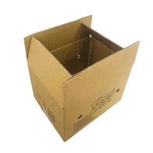 Boîte en carton d'emballage imperméable avec lamination brillante en matériaux recyclés, faible MOQ, en papier kraft, pour l'exportation de légumes et de fruits - Product Image 1