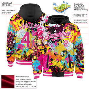 Splendid Apparel Custom Heat-Transfer Printed Polyester/Cotton Varsity <b>Jacket</b> Plus Size <b>Men</b> Baseball <b>Jacket</b> Oversized <b>Letter</b> - Product Image 2