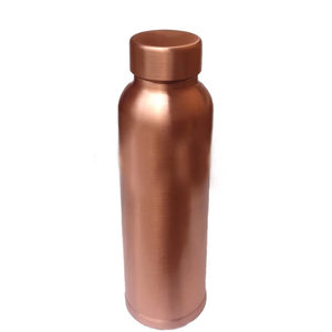 Bouteille d'eau en cuivre pur, anti-fuite, bouteille à boire ayurvédique |   Gourde d'hydratation réutilisable pour la maison, le bureau, les voyages et la salle de sport - Product Image 2