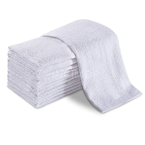 Serviettes de nettoyage en coton côtelé 100% à prix compétitif, 16x19, 32oz, blanches, pour usage commercial et professionnel, en gros, provenance Inde - Product Image 6