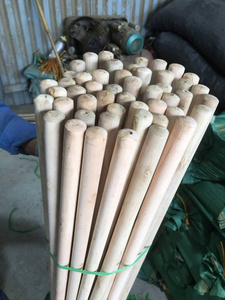 Manche de balai en bois de pin de qualité supérieure 1200 mm, fabricant OEM ODM, filetage italien, filetage mexicain - Product Image 2
