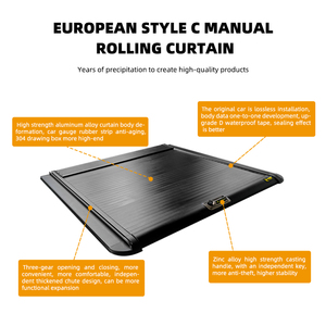 Couvercle rigide étanche de style sport pour <span class=keywords><strong>Nissan</strong></span> <span class=keywords><strong>Navara</strong></span> <span class=keywords><strong>NP300</strong></span> et pour Hilux 4x4 Pickup Truck Bed Rolling <span class=keywords><strong>Cover</strong></span> - Product Image 2
