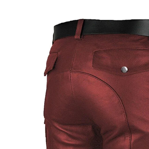 กางเกงหนังผู้ชายราคาส่งถูก คุณภาพพรีเมียม ขายดี ทรงปกติ - Product Image 6
