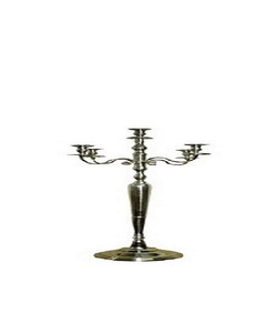 5 Arms Gold Shiny Polished Hand Craft Tall Metal Royal <b>Candelabra</b> Centerpiece Gold Powder Coated Decorative Metal <b>Candelabra</b> - Product Image 2