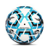 Ballon de football en cuir PU de haute qualité avec logo personnalisé, écologique, pour intérieur/extérieur, style classique, léger, durable, sérigraphié