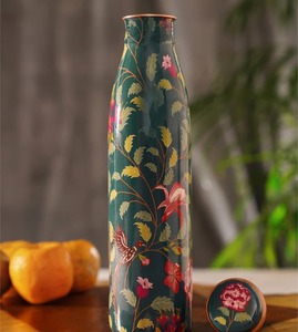 Premium Printed Double Wall Eco-Friendly <b>Copper</b> <b>Drinking</b> <b>Bottle</b> Leakproof Reusable Stylish Design for Men and Women - Product Image 4