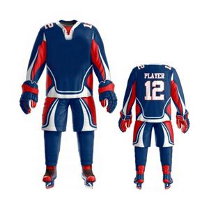 Uniforme de hockey sobre hielo de alta calidad, logotipo personalizado para adultos, ropa de hockey sobre hielo, venta al por mayor, ropa de equipo deportivo, conjunto de uniforme, logotipo personalizado - Product Image 4