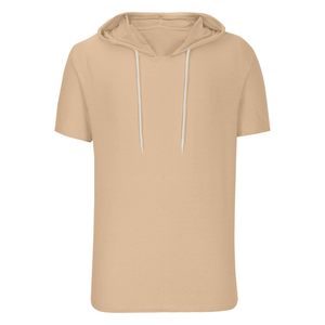 Sudaderas con Capucha de Manga Corta Hechas a Medida, OEM ODM, Sudadera de Algodón Suave, Fabricante de Ropa de Marca Privada, Sudaderas de Calidad de Exportación - Product Image 5