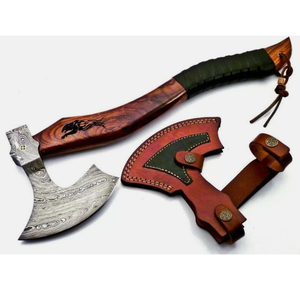 Hacha de Damasco Profesional Industrial Personalizada al por Mayor con Servicio OEM ODM, Hacha de Caza Hecha a Mano, Hacha Tomahawk - Product Image 4