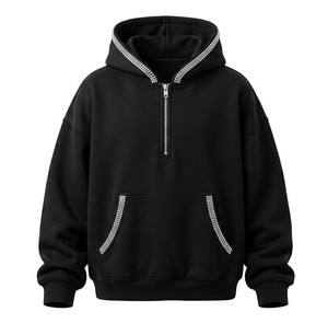 Fabricant de sweats à capuche en molleton surdimensionnés en marque privée, fournisseur en gros de sweats à capuche en molleton pour les marques de mode - Product Image 5