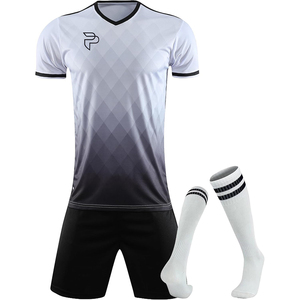 OEM 100% <b>Polyester</b> Breathable Lightweight Men's Adult Sports Wear Service Custom Soccer Uniform <b>Socks</b> For Sale - Product Image 1