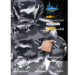 Chaqueta Softshell Personalizada Ligera, Chaqueta de Invierno Transpirable para Hombre - Product Image 3
