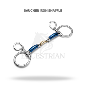 Bocado de hierro Baucher para entrenamiento y control de caballos - Product Image 2