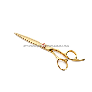 DAVICON-Tijeras de barbero pulidas y afiladas, tornillo ajustable, tijeras profesionales de salón de acero inoxidable - Product Image 6