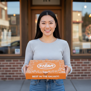 Custom Printing Personalized <b>Pizza</b> <b>Box</b> for Restaurant Food Packaging <b>Pizza</b> <b>Box</b> for Takeaway Delivery - Product Image 6