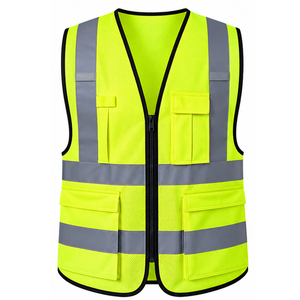 Chaleco de Seguridad Ligero Reflectante de Alta Visibilidad para Hombre, Fabricante Personalizado, Proveedor Mayorista, Uniforme de Construcción - Product Image 1