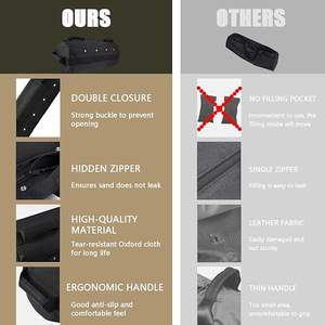 Superior Fitness Sandbag <b>Training</b> Weight Bag – Heavy Duty Oxford Cloth Workout Sandbag for <b>Strength</b> <b>Training</b> CrossFit & Home Gym - Product Image 3