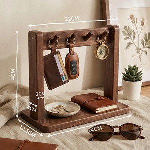 Modern Wooden Stylish <b>Hook</b> Stand For <b>Key</b> Hanging And Shop Display Stand Jewelry Presentation Multi Use Organizer From India - Product Image 5