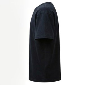 T-shirts décontractés pour hommes noirs à logo personnalisé très demandés, de haute qualité, 100 % coton et polyester, col rond, streetwear - Product Image 4