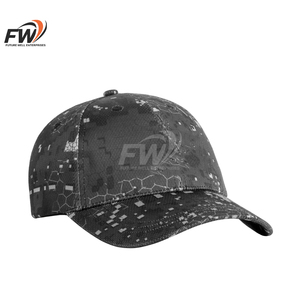 Casquette de camionneur camouflage marron 6 panneaux unie de haute qualité pour l'été, style 112, vente en gros - Product Image 1