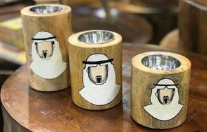 Wooden Arabic Oud <b>Incense</b> Bakhoor <b>Burner</b> Traditional Handmade Natural Wood Fragrance <b>Holder</b> for Home, Ramadan, Islamic Gifting - Product Image 6